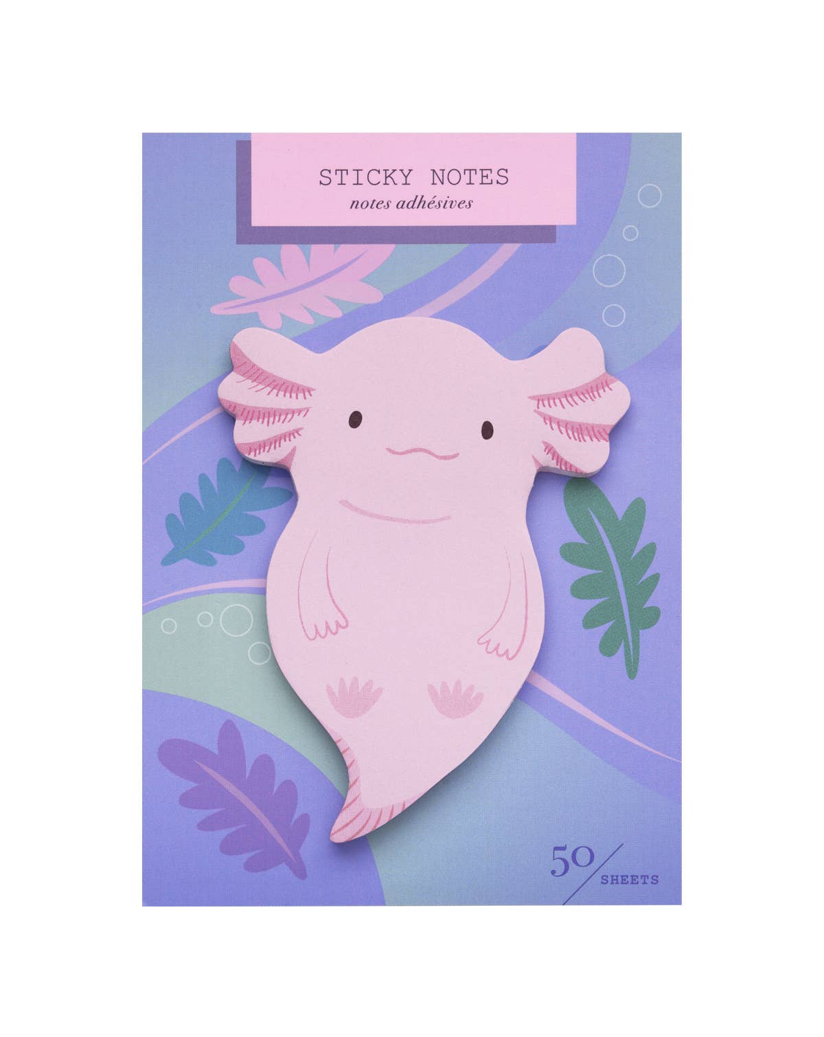 Girl of All Work - Axolotl Die Cut Sticky Notes