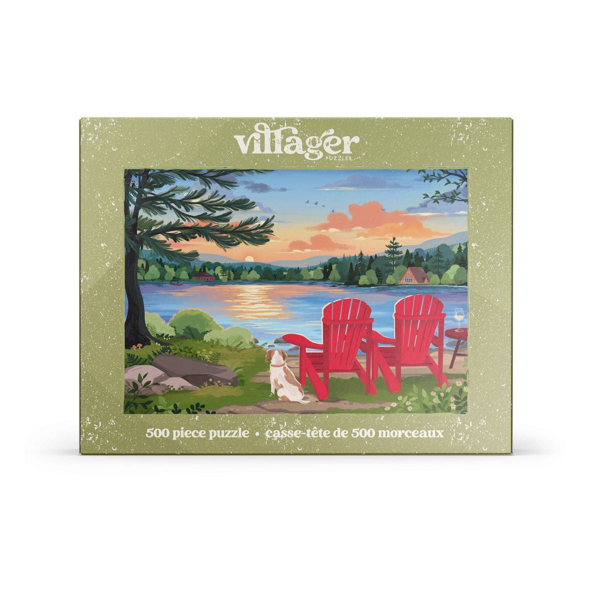 Villager Puzzles - Cottage Country 500-Piece Puzzle | Designed in Ontario