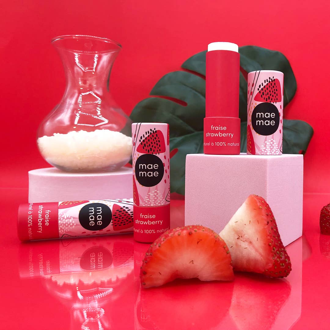 Maemae Natural Products - Strawberry Natural Lip Balm