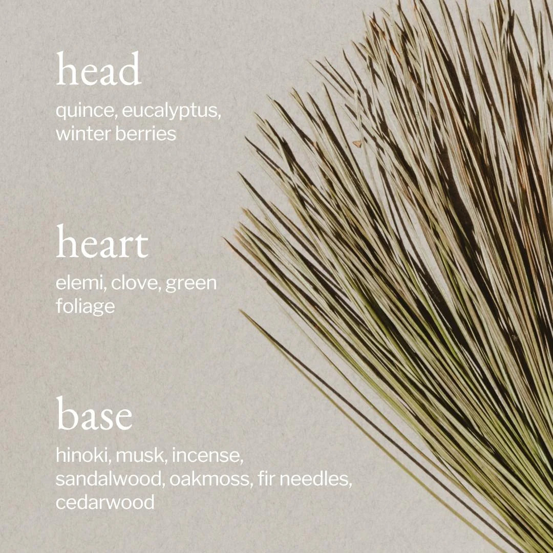 Text description of essential oil notes