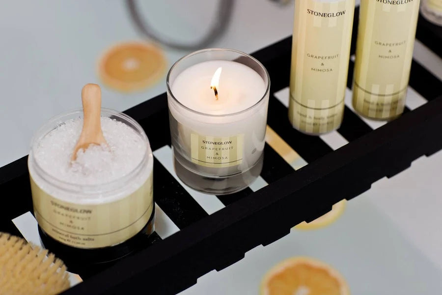 Grapefruit & Mimosa Scented Candle | Modern Classics