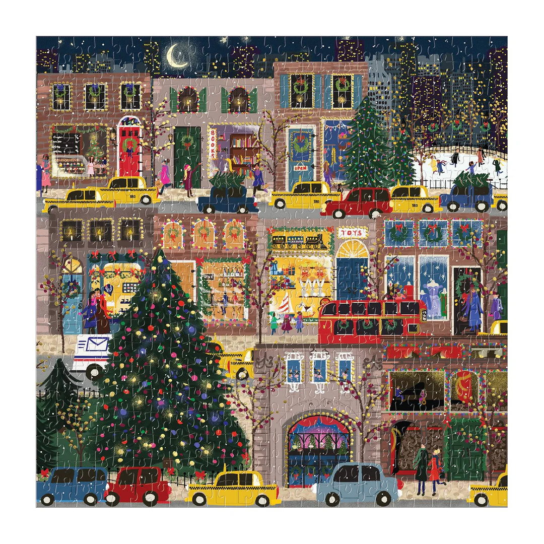 Winter Lights Foil Puzzle | 500 Piece Puzzle